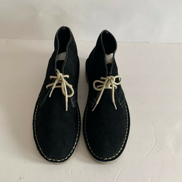 Colin Stuart Womens Black Suede Ankle Booties Lace - Picture 3 of 5